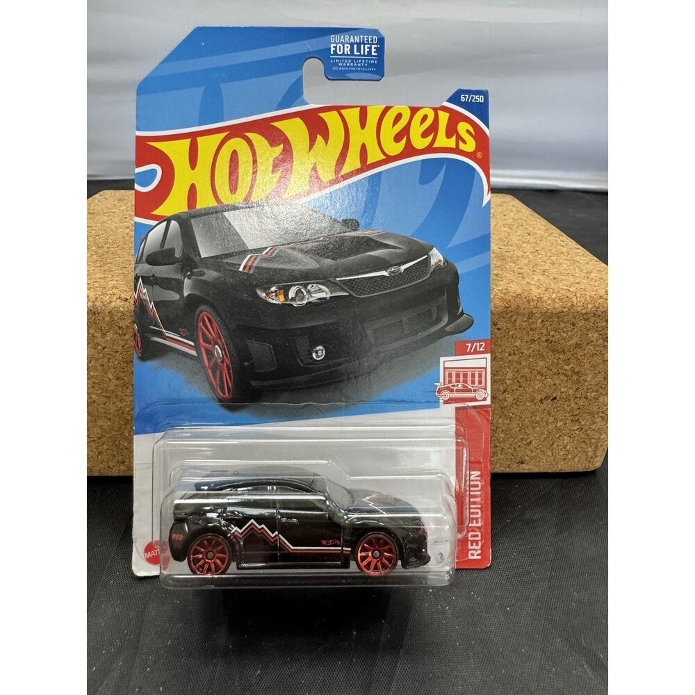 2022 Hot Wheels Subaru WRX STI Red Edition 7/12 Target Exclusive Black #67/250